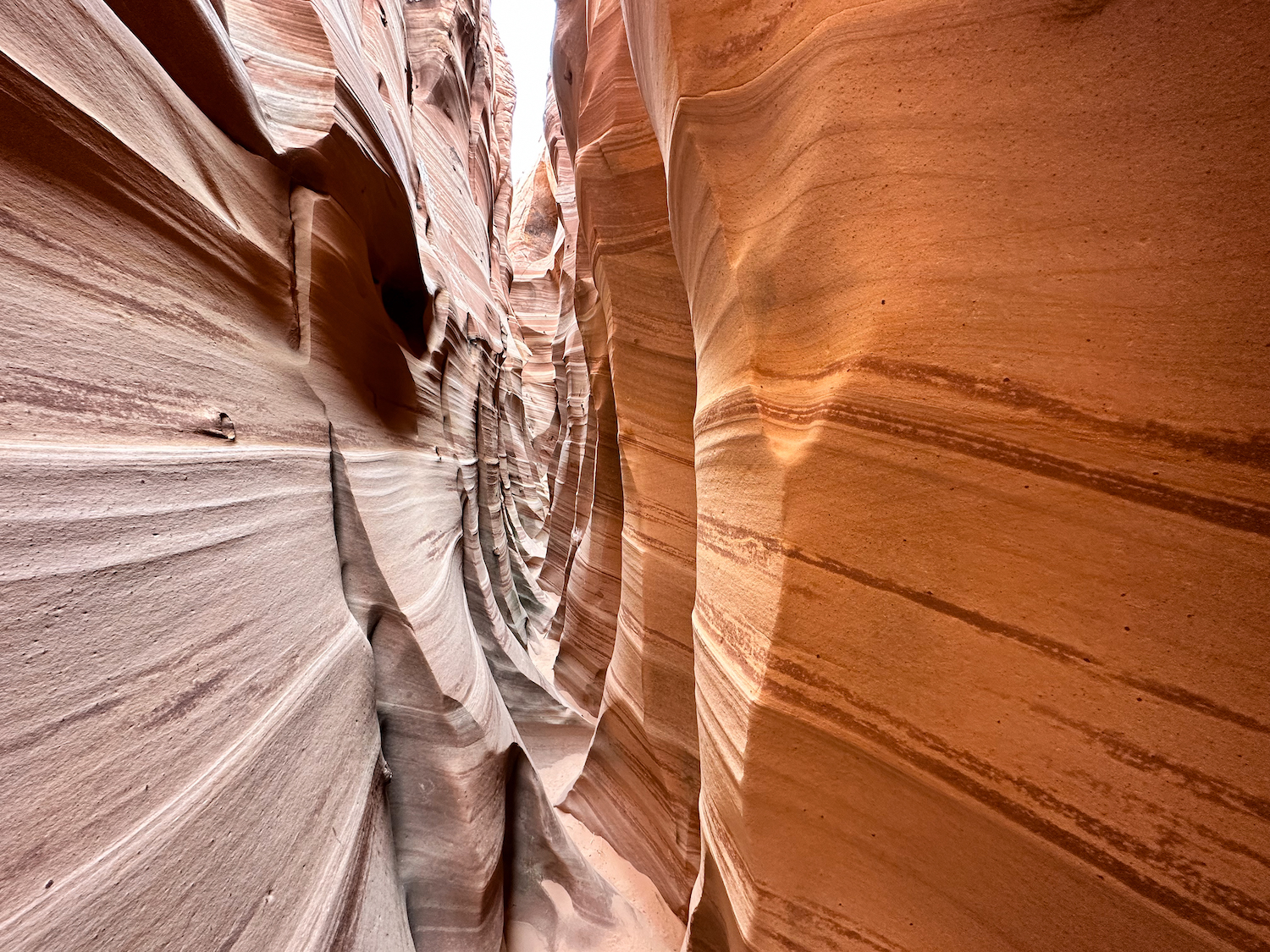 Zebra slot canyon, colourful walls