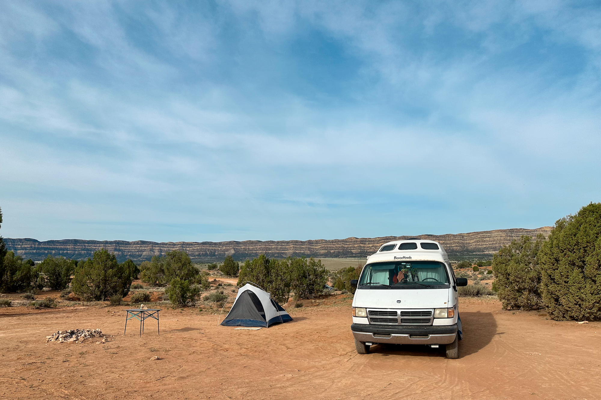 Camping on BLM lands, Hole-in-the Rock road, Utah