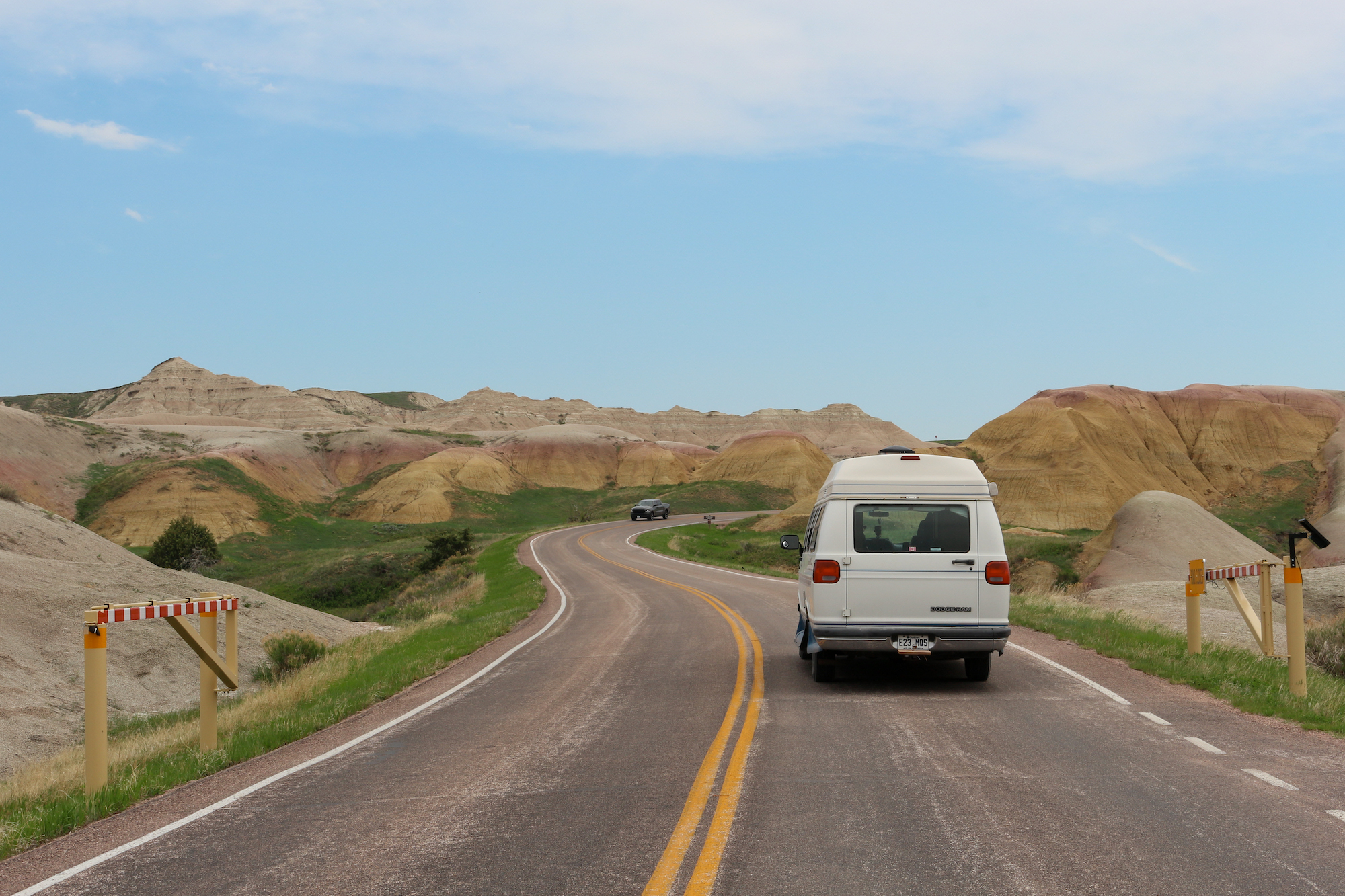 Badlands National Park, yellow mounds