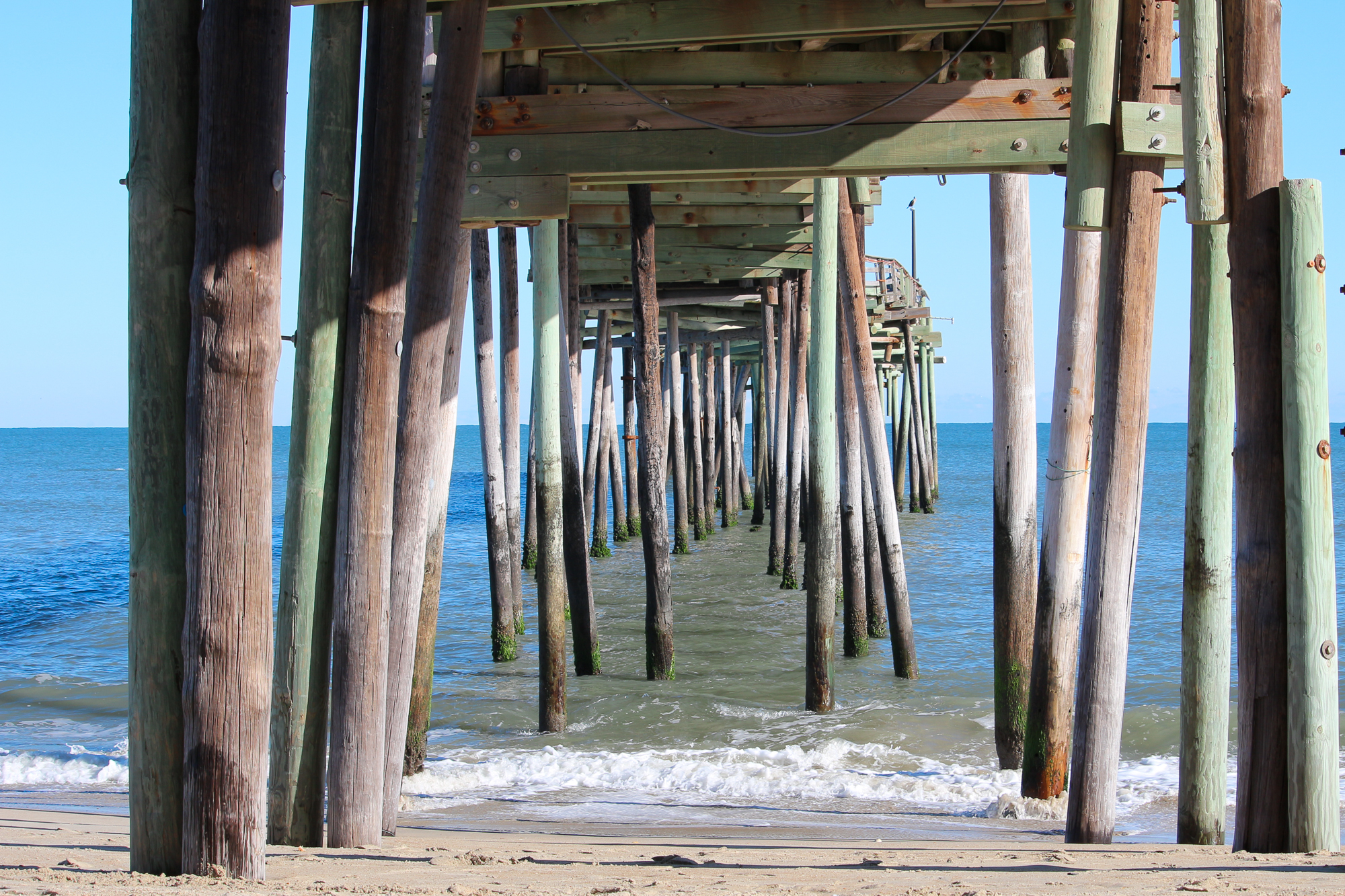 Old pier in Avon, North Carolina